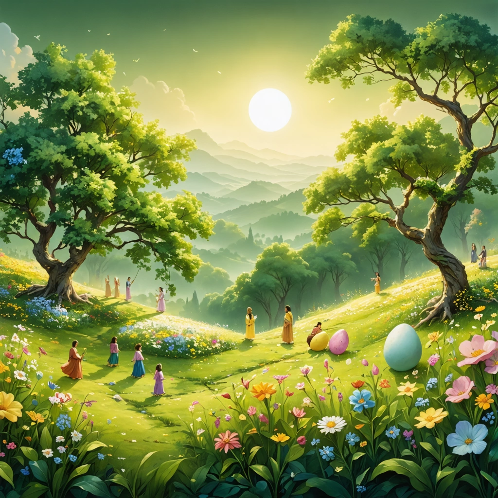 Easter 2024: Faith and Renewal: Easter 2024 celebrated spring, faith, and global traditions.